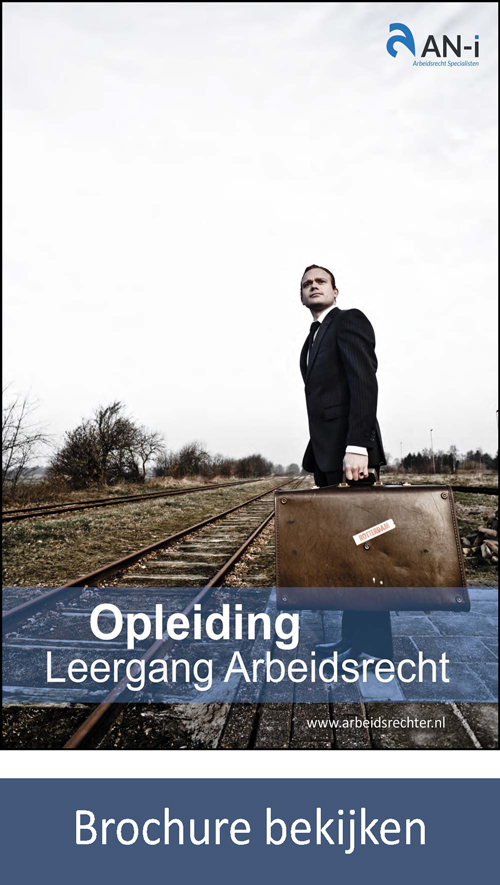 Brochure Leergang Arbeidsrecht