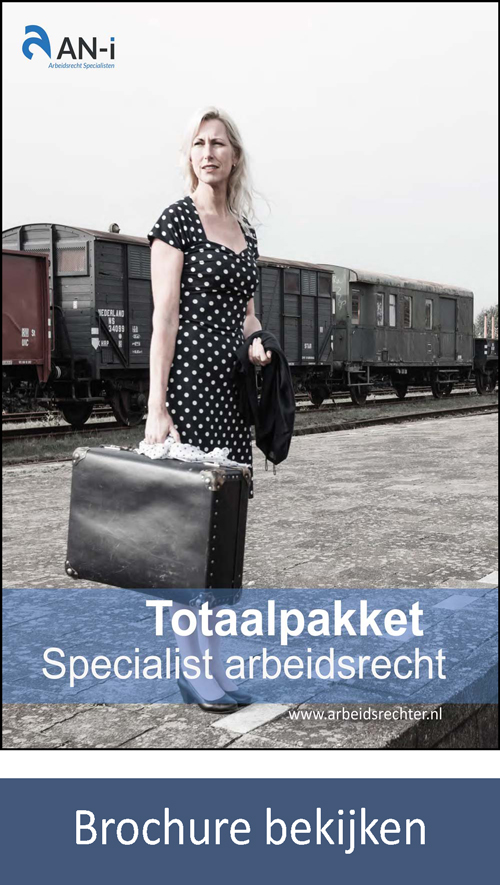 Brochure totaalpakket met studie en training Arbeidsrecht op post-HBO-WO-niveau